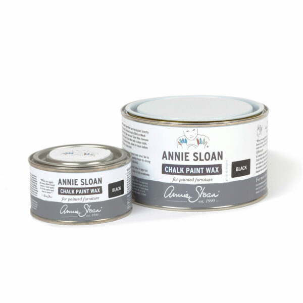 Schwarzes Wachs für Kreidefarbe von Annie Sloan (black wax) in zwei verschiedenen Größen