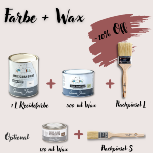 Annie Sloan Starter Set – Farbe & Wachs 1