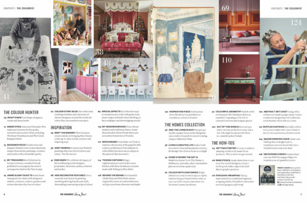 Annie Sloan Zeitschrift Colourist Nummer 8 Infos zum Inhalt des Heftes