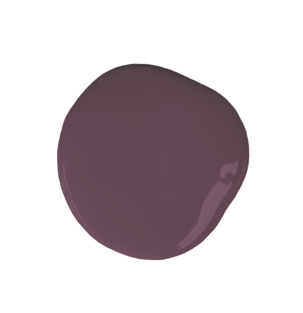 Blob gestrichen mit der Kreidefarbe Chalk Paint im Farbton Tyrian Plum von Annie Sloan